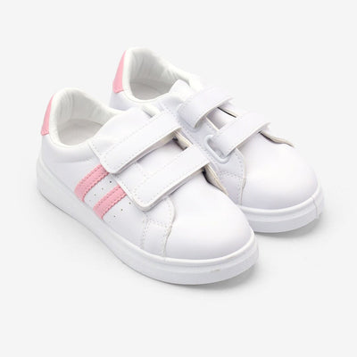 Fancy White Little People Girl Sneakers Sneaker Iluvlittlepeople 