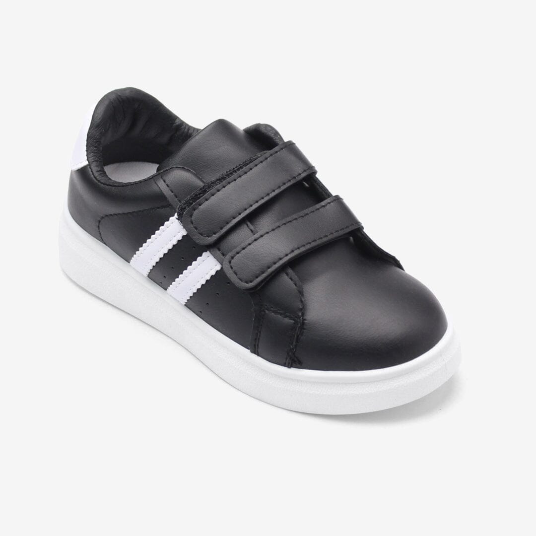 Frizzy Black Little People Kids Sneaker Sneaker Iluvlittlepeople 21N Black Modern
