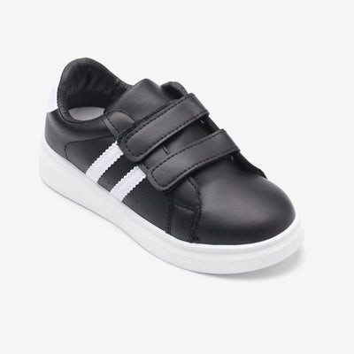 Frizzy Black Little People Kids Sneaker Sneaker Iluvlittlepeople 21N Black Modern