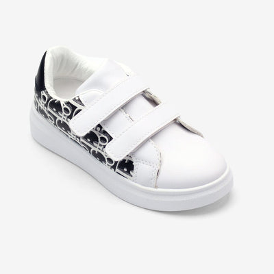 Quirky White Little People Kids Sneaker Sneaker Iluvlittlepeople 21N White Modern