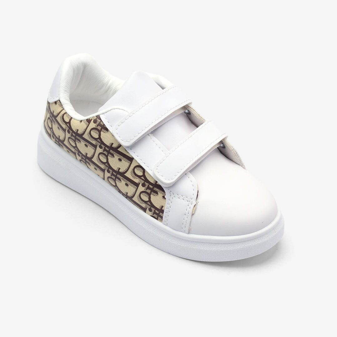 Quirky White Little People Kids Sneaker Sneaker Iluvlittlepeople 21N White Modern