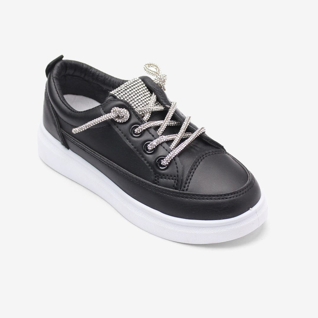 Urge Black Little People Kids Sneaker Sneaker Iluvlittlepeople 21N Black Modern