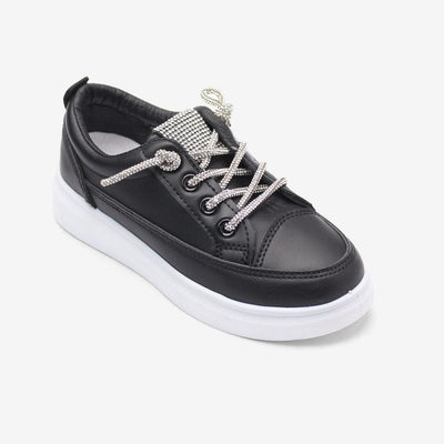 Urge Black Little People Kids Sneaker Sneaker Iluvlittlepeople 21N Black Modern