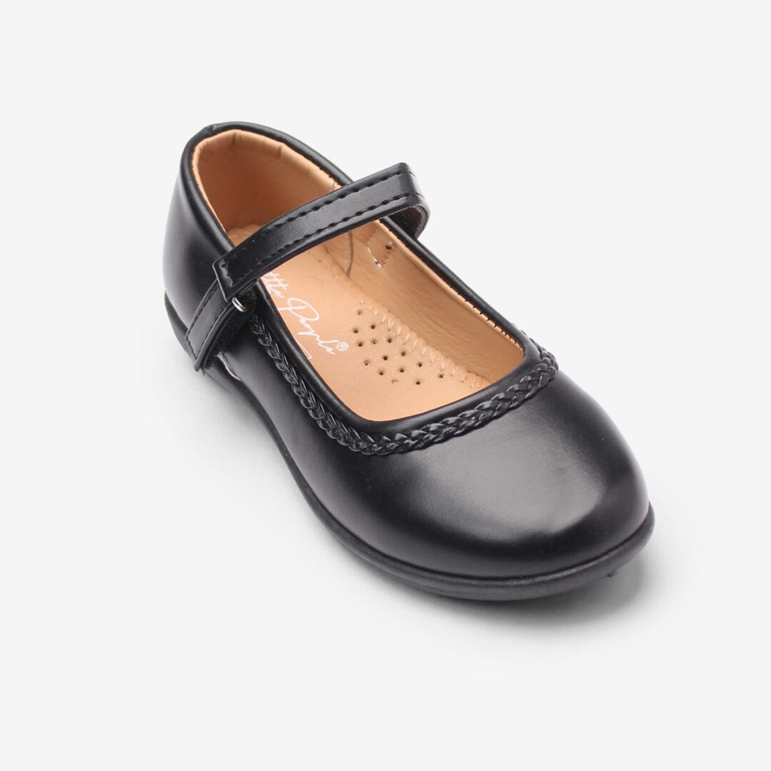Little People Inspired Girl School Shoes Girl Shoes Iluvlittlepeople 25N Modern Black