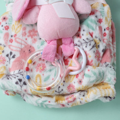 Cozy Baby Blanket & Special Toy - Little People Gears Blankets Iluvlittlepeople 