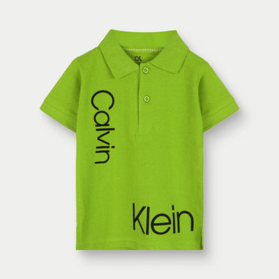 Attractive Green Calvin Klein Boys T-Shirt T-Shirt Iluvlittlepeople 18-24 Months Green Summer
