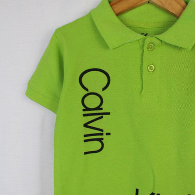 Attractive Green Calvin Klein Boys T-Shirt T-Shirt Iluvlittlepeople 