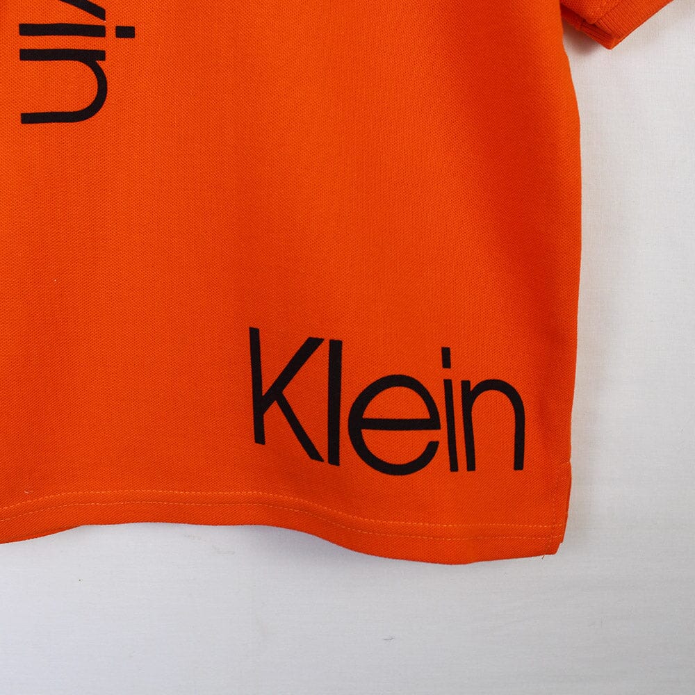 Attractive Orange Calvin Klein Boys T-Shirt T-Shirt Iluvlittlepeople 