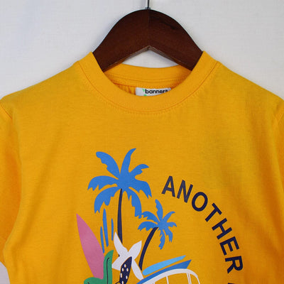 Yellow Summer Treat Boys T-Shirt T-Shirt Iluvlittlepeople 