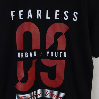 Fearless Urban Black Boys T-Shirt T-Shirt Iluvlittlepeople 