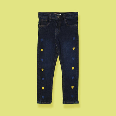 Stylish Premium Little Kids Denim Jeans Jeans Iluvlittlepeople 6-9 Months Blue Denim