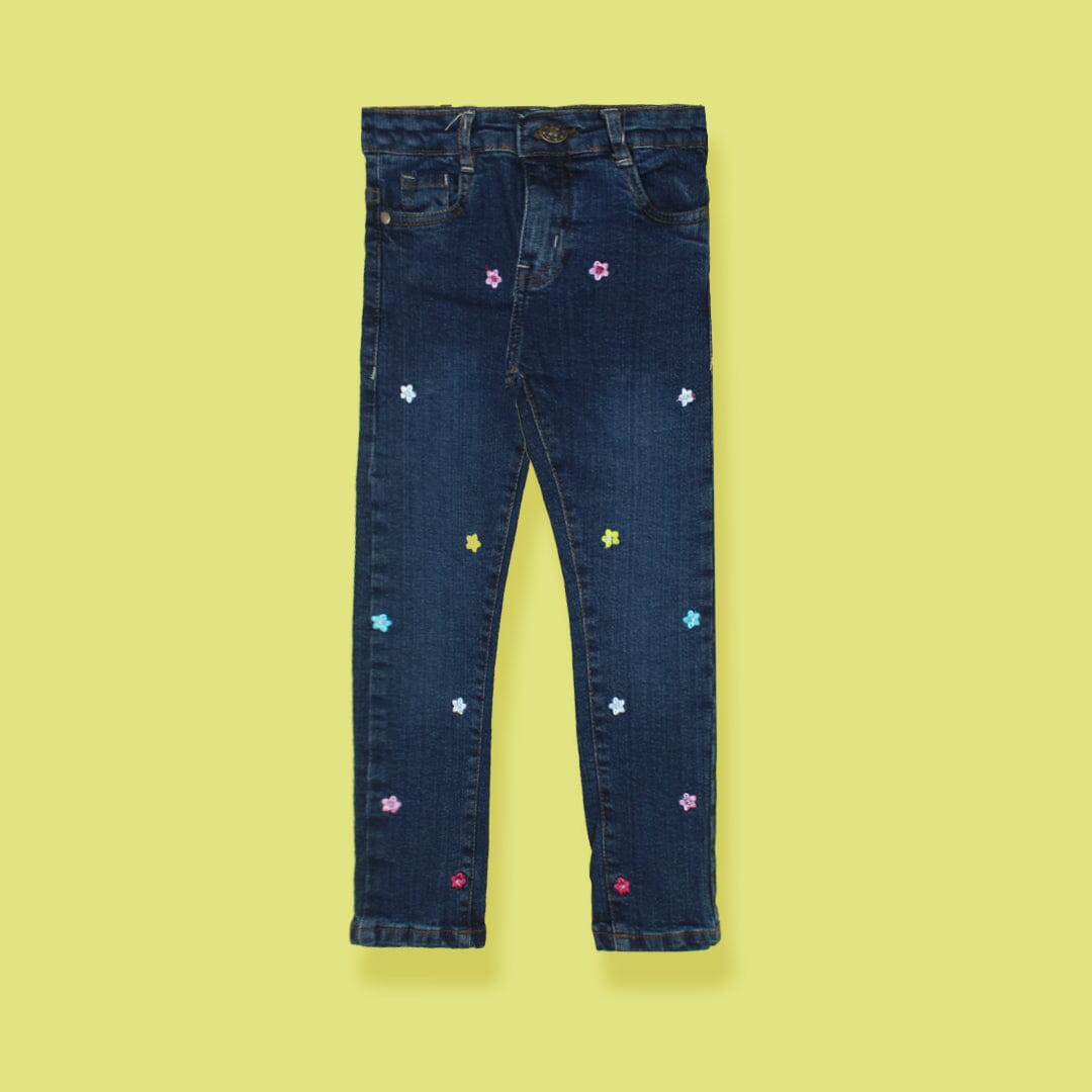 Stylish Premium Little Kids Denim Jeans Jeans Iluvlittlepeople 6-9 Months Blue Denim