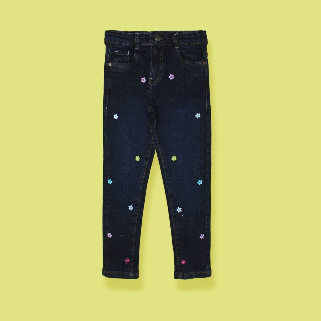 Stylish Premium Little Kids Denim Jeans Jeans Iluvlittlepeople 6-9 Months Blue Denim