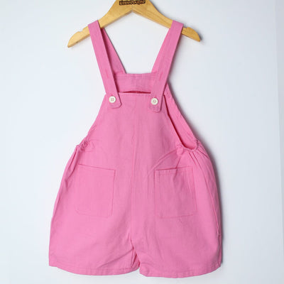 Delighted Pink Themed 2Pc Little Kids Dangri Set Dangri Set Iluvlittlepeople 