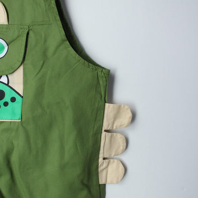 Urge Green Themed 2Pc Little Kids Dangri Set Dangri Set Iluvlittlepeople 