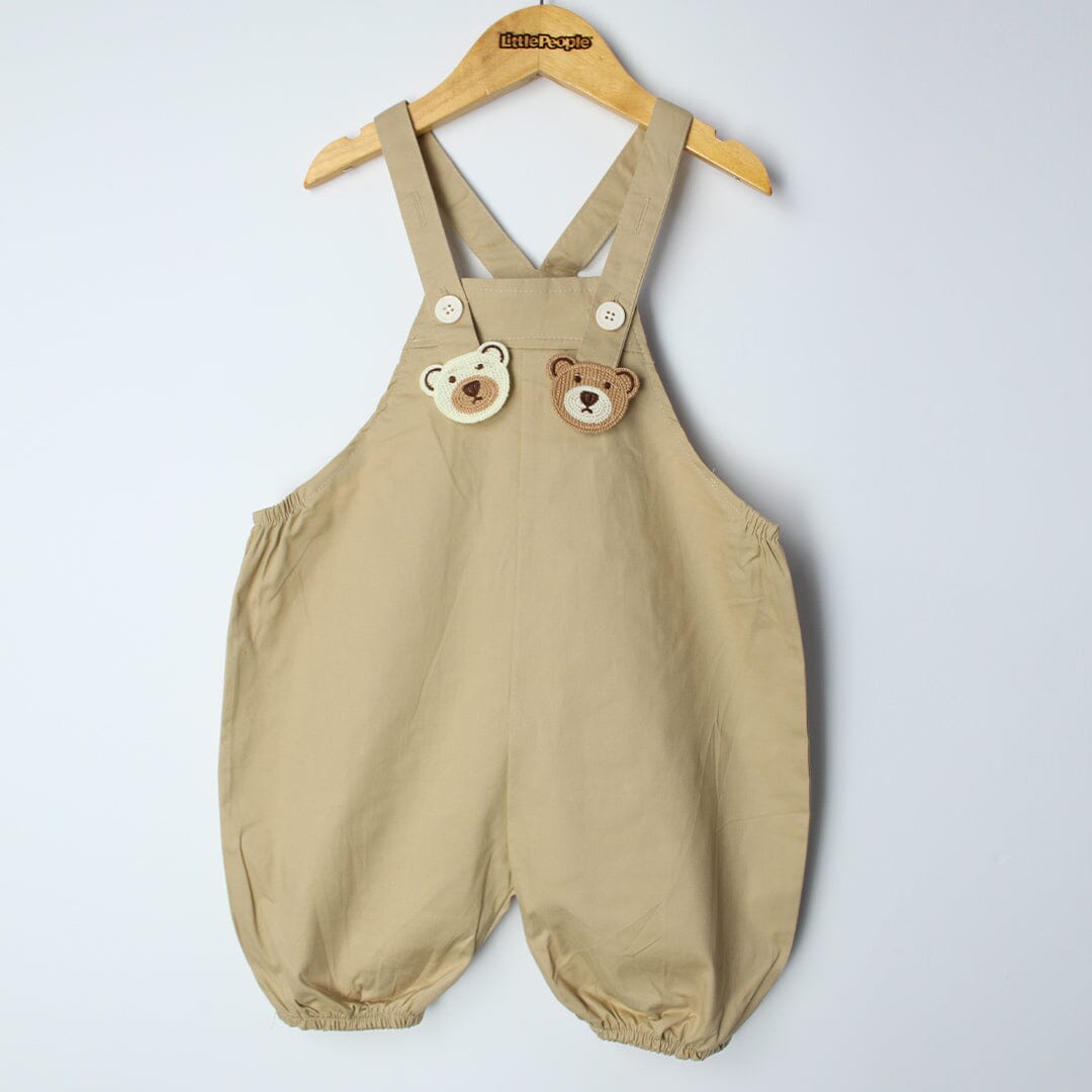 Astonish Brown Themed 2Pc Little Kids Dangri Set Dangri Set Iluvlittlepeople 