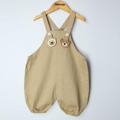 Astonish Brown Themed 2Pc Little Kids Dangri Set Dangri Set Iluvlittlepeople 