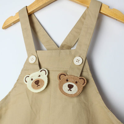 Astonish Brown Themed 2Pc Little Kids Dangri Set Dangri Set Iluvlittlepeople 