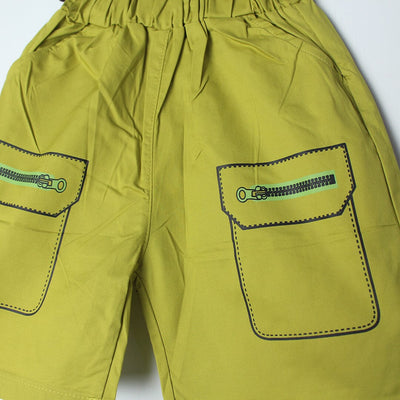 Fancy Green Themed 2Pc Little Kids Set Dangri Set Iluvlittlepeople 