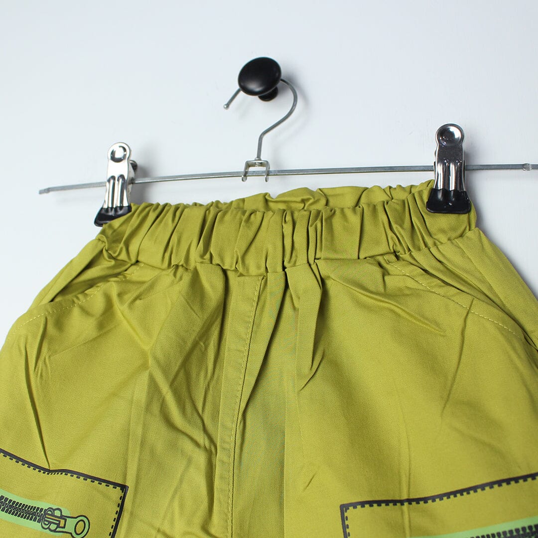 Fancy Green Themed 2Pc Little Kids Set Dangri Set Iluvlittlepeople 
