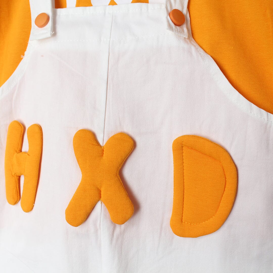Stylish Off White Themed 2Pc Little Kids Dangri Set Dangri Set Iluvlittlepeople 