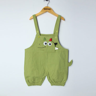 Urge Green Themed 2Pc Little Kids Dangri Set Dangri Set Iluvlittlepeople 
