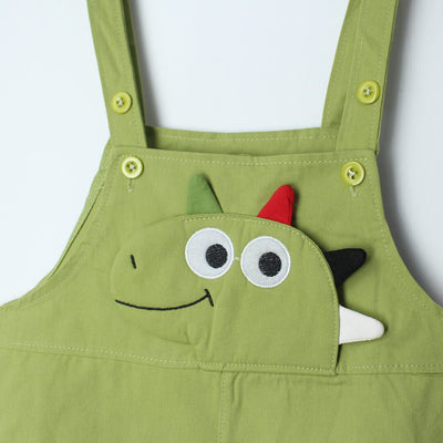 Urge Green Themed 2Pc Little Kids Dangri Set Dangri Set Iluvlittlepeople 