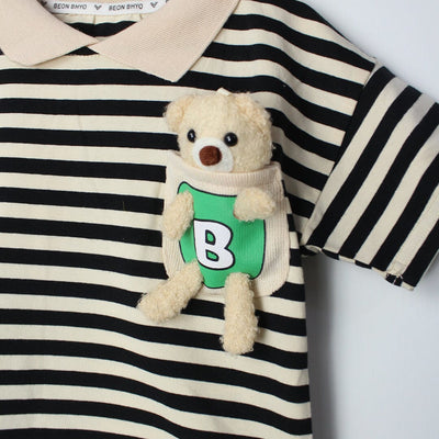 Dashing Beige Themed 2Pc Little Kids Set 2Pc Set Iluvlittlepeople 