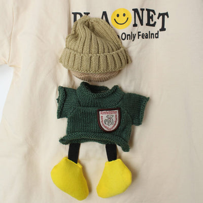 Dashing Beige Themed 2Pc Little Kids Set 2Pc Set Iluvlittlepeople 
