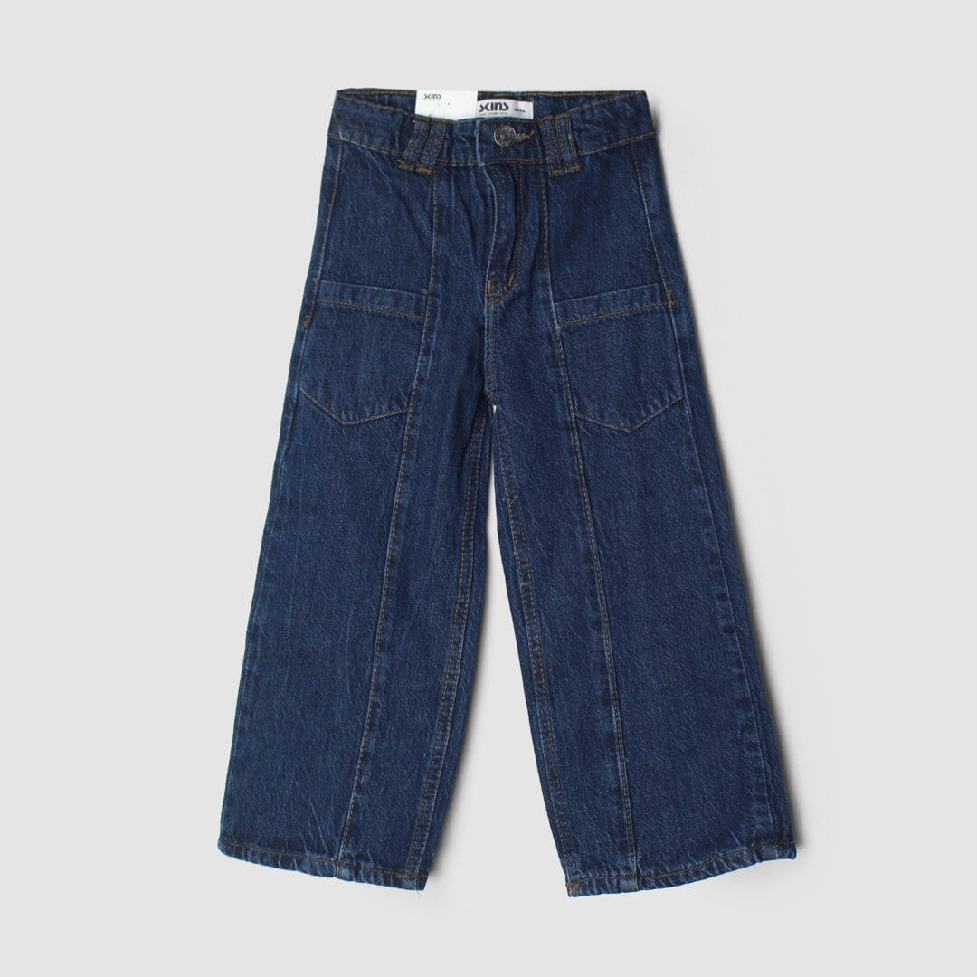 Stylish Blue Little Kids Denim Jeans Jeans Iluvlittlepeople 4-5 Years Blue Denim