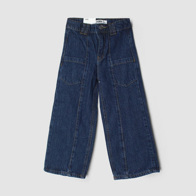 Stylish Blue Little Kids Denim Jeans Jeans Iluvlittlepeople 4-5 Years Blue Denim