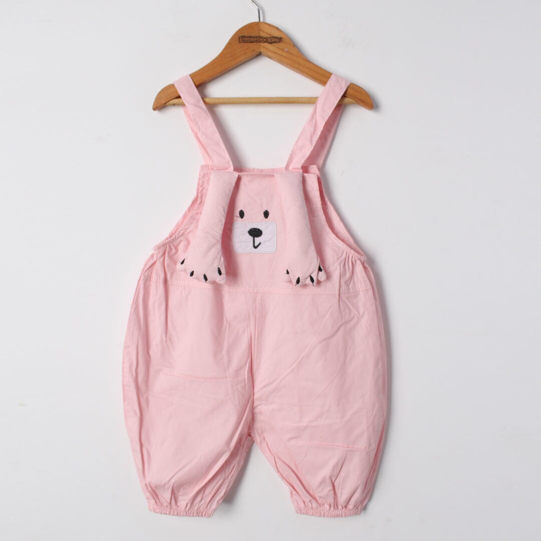 Delighted Pink Themed 2Pc Little Kids Dangri Set Dangri Set Iluvlittlepeople 