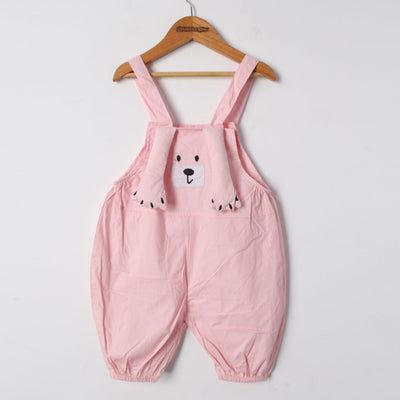 Delighted Pink Themed 2Pc Little Kids Dangri Set Dangri Set Iluvlittlepeople 