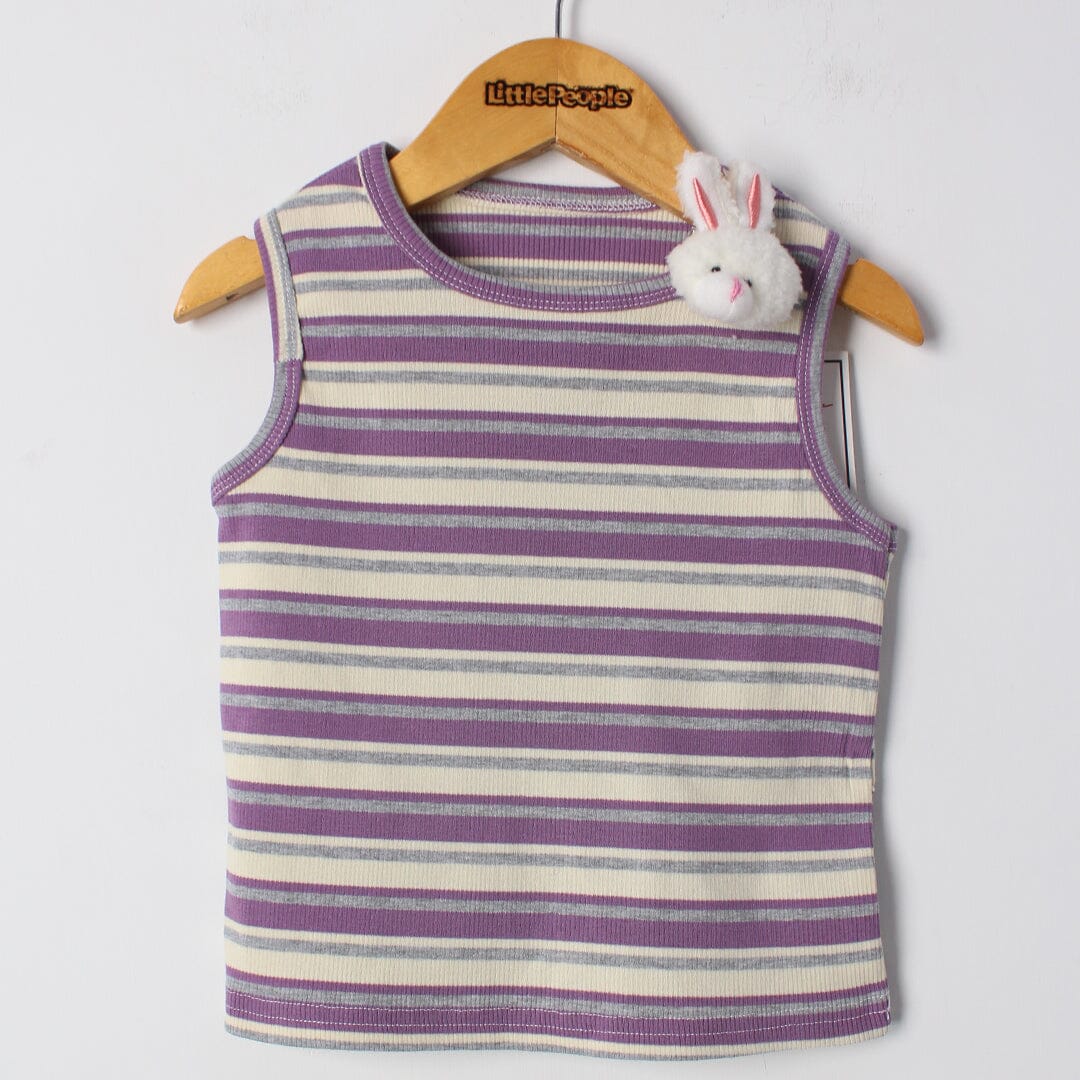 Urge Purple Themed 2Pc Little Kids Dangri Set Dangri Set Iluvlittlepeople 