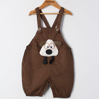 Stylish Brown Themed 2Pc Little Kids Dangri Set Dangri Set Iluvlittlepeople 