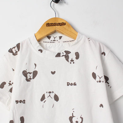 Kink Brown Themed 2Pc Little Kids Dangri Set Dangri Set Iluvlittlepeople 