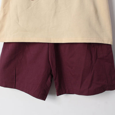 Desire Beige Themed 2Pc Little Kids Dangri Set Dangri Set Iluvlittlepeople 