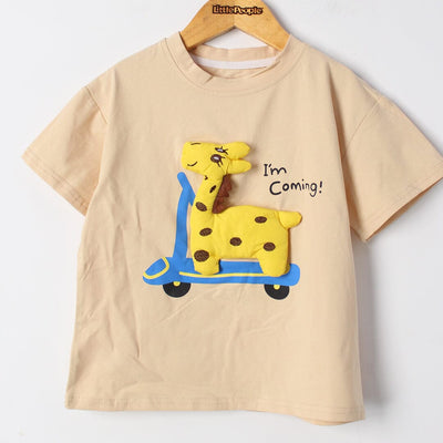 Desire Beige Themed 2Pc Little Kids Dangri Set Dangri Set Iluvlittlepeople 