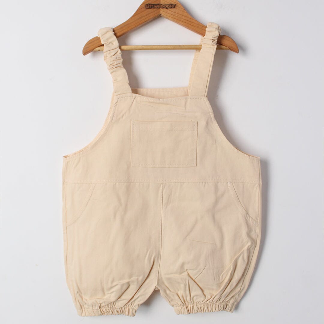 Modern Brown Themed 2Pc Little Kids Dangri Set Dangri Set Iluvlittlepeople 