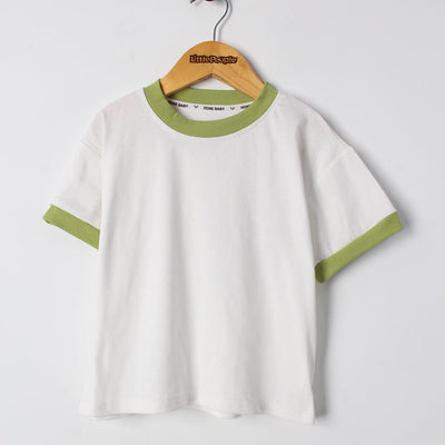 Fancy Green Themed 2Pc Little Kids Dangri Set Dangri Set Iluvlittlepeople 