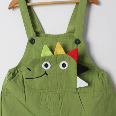 Fancy Green Themed 2Pc Little Kids Dangri Set Dangri Set Iluvlittlepeople 