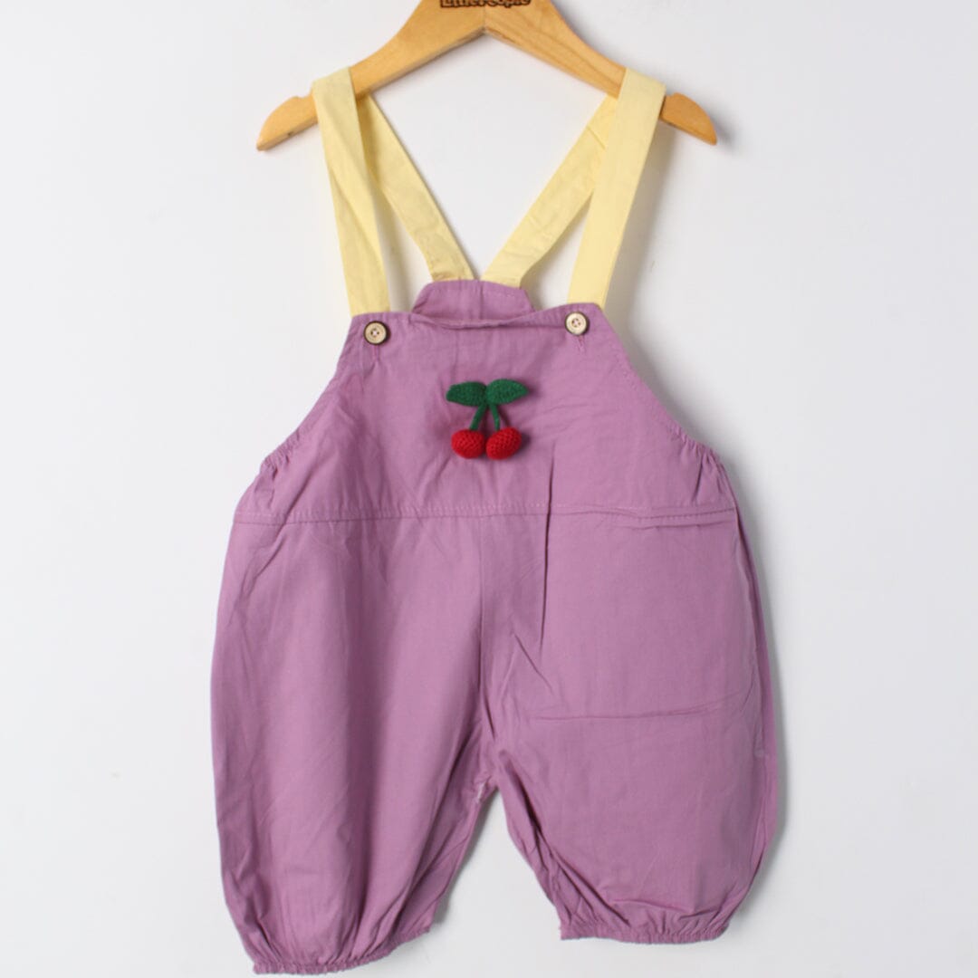 Inspire Purple Themed 2Pc Little Kids Dangri Set Dangri Set Iluvlittlepeople 