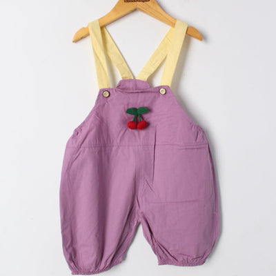 Inspire Purple Themed 2Pc Little Kids Dangri Set Dangri Set Iluvlittlepeople 