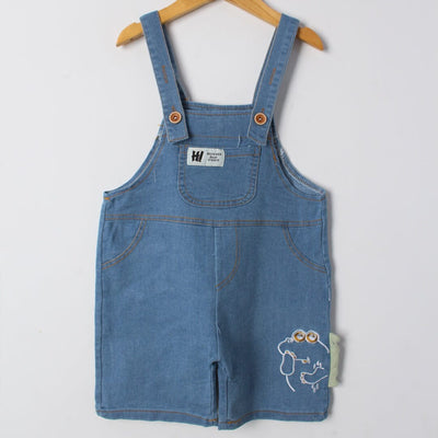 Admire Blue Themed 2Pc Little Kids Dangri Set Dangri Set Iluvlittlepeople 