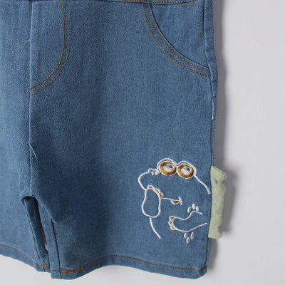 Admire Blue Themed 2Pc Little Kids Dangri Set Dangri Set Iluvlittlepeople 