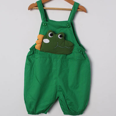 Urge Green Themed 2Pc Little Kids Dangri Set Dangri Set Iluvlittlepeople 