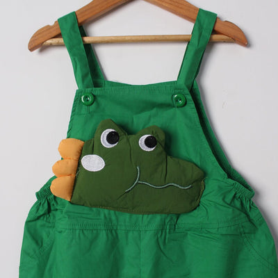 Urge Green Themed 2Pc Little Kids Dangri Set Dangri Set Iluvlittlepeople 