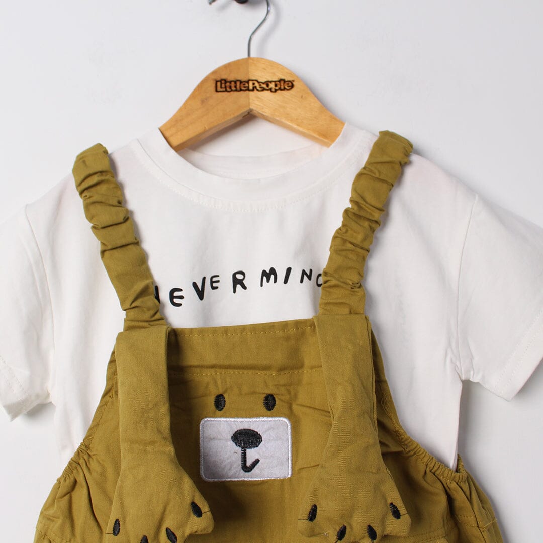 Kink Green Themed 2Pc Little Kids Dangri Set Dangri Set Iluvlittlepeople 