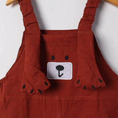 Modern Maroon Themed 2Pc Little Kids Dangri Set Dangri Set Iluvlittlepeople 