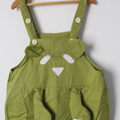 Urge Green Themed 2Pc Little Kids Dangri Set Dangri Set Iluvlittlepeople 